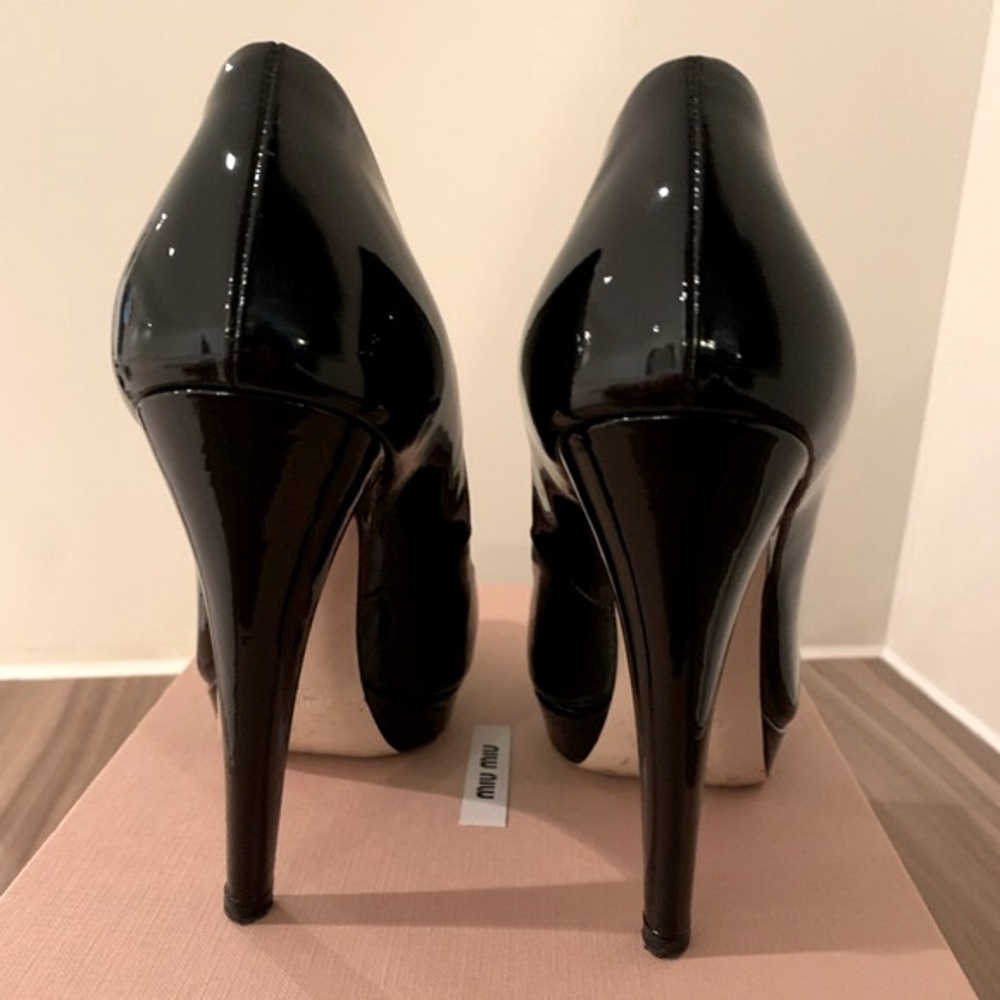 Miu Miu Vernice 2 platform pump - Picture 8 of 15